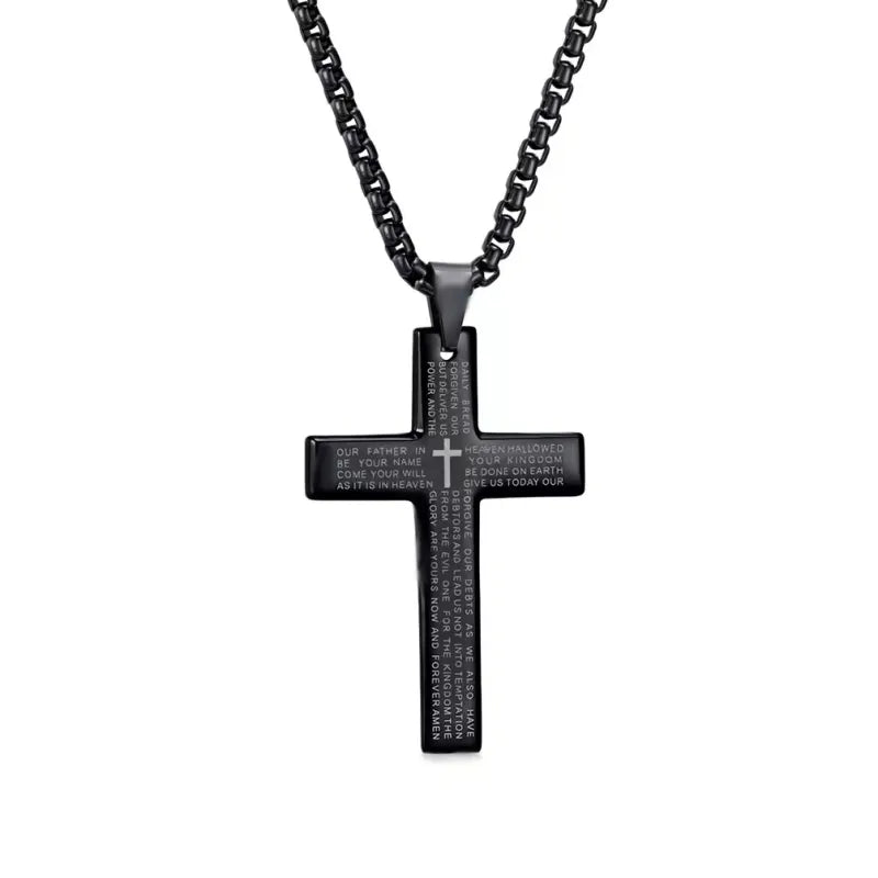 Large Cross Pendant Necklace