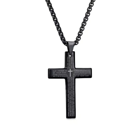 Large Cross Pendant Necklace