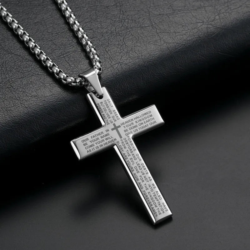 Large Cross Pendant Necklace