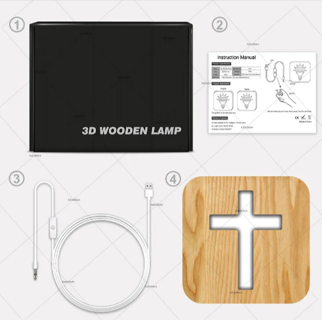 Cross Pine Table Lamp