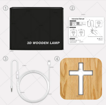 Cross Pine Table Lamp
