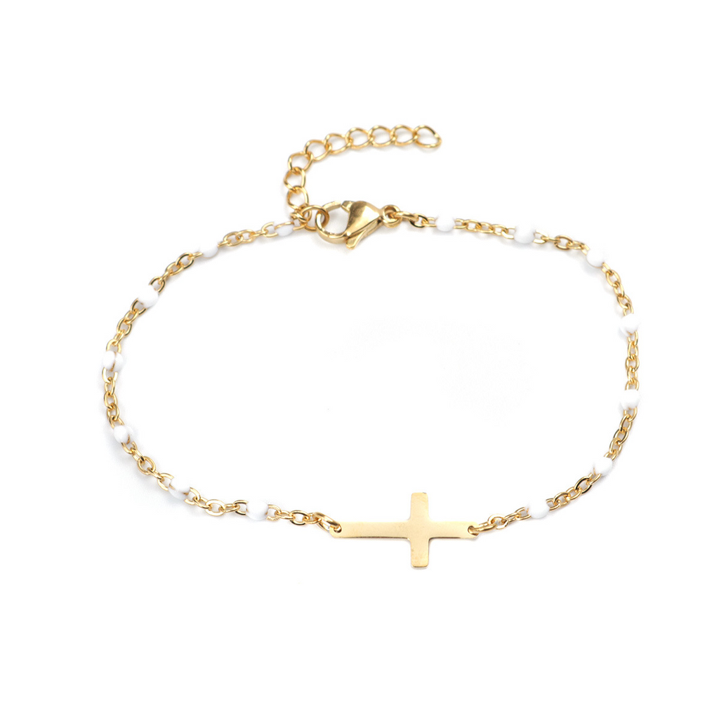 Cross Stainless Steel Bracelet