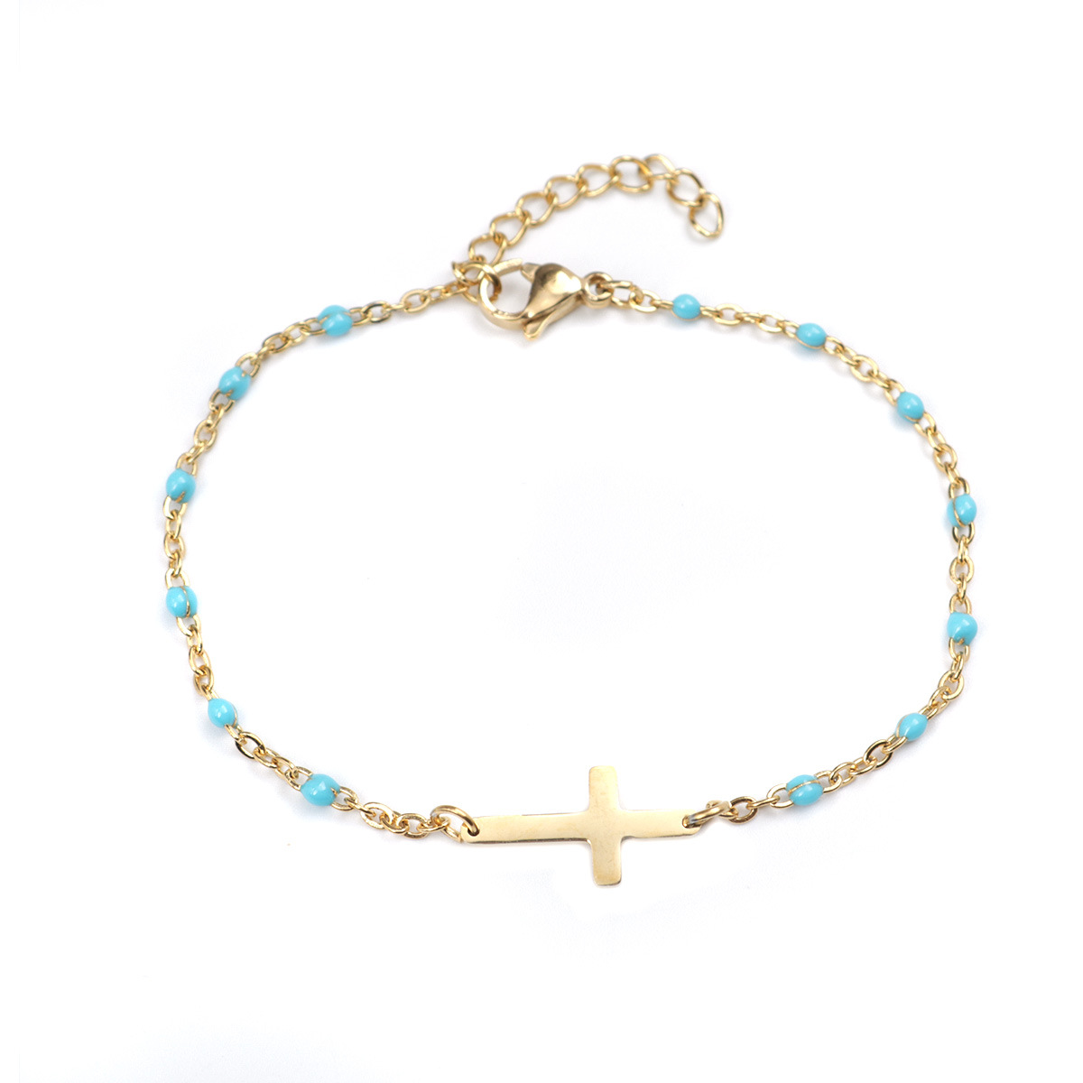 Cross Stainless Steel Bracelet